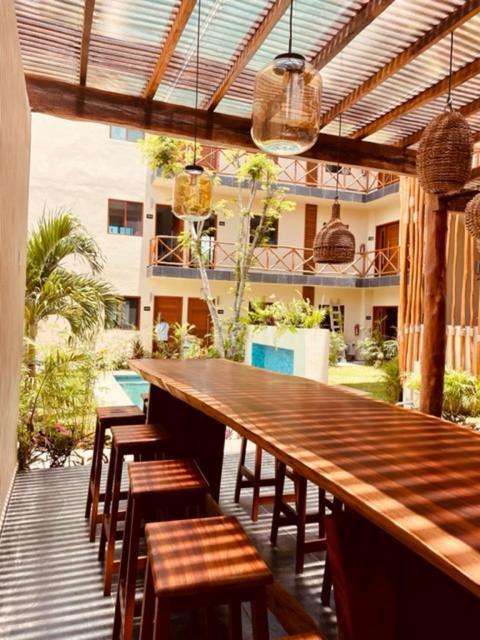 Hotel Manglar Suites Mahahual Exterior foto